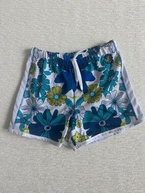 JACK ADAMS MESH FREESTYLE SHORT FLOWER POWER BLUE NWT